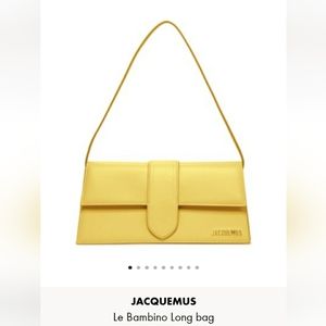 Jacquemus Le Bambino Bag in yellow